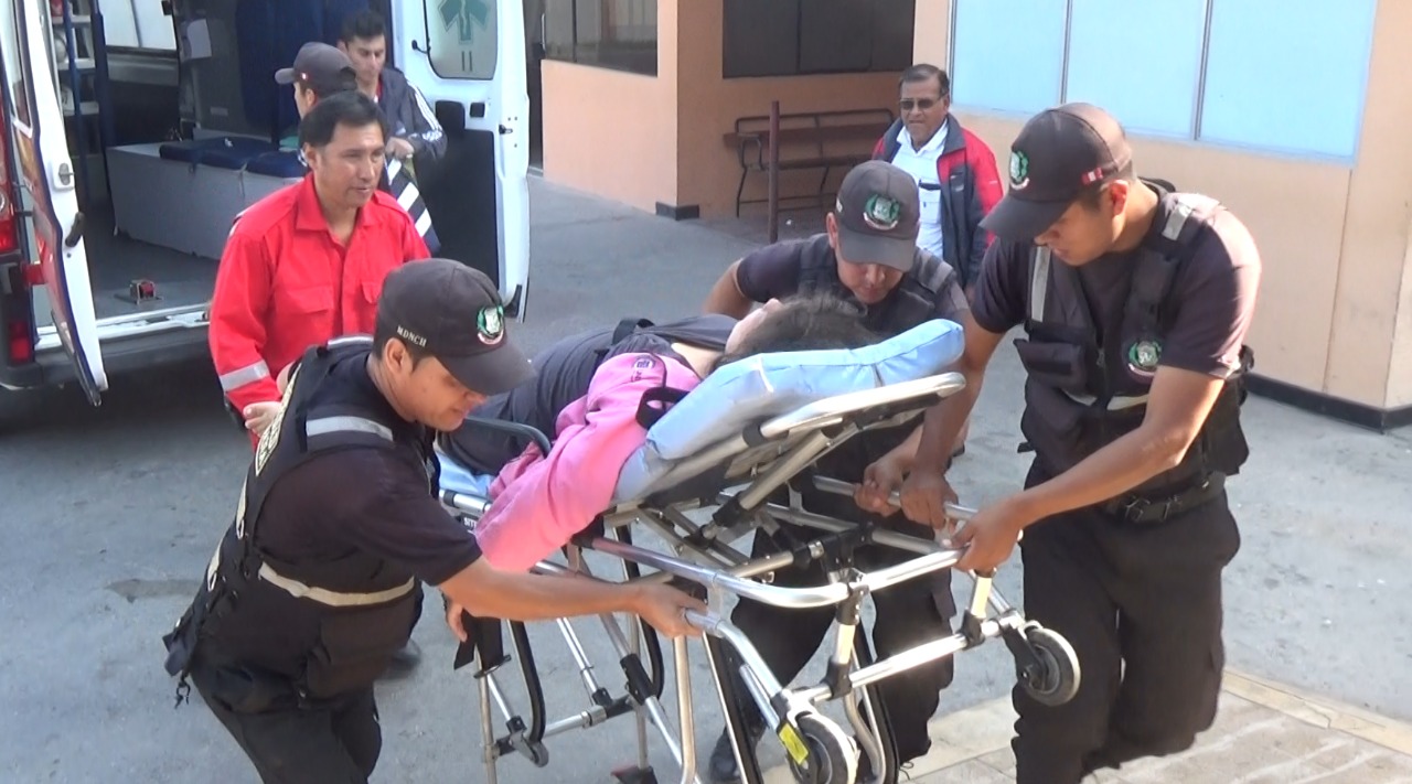 Nuevo Chimbote: serenos auxilian a mujer embarazada