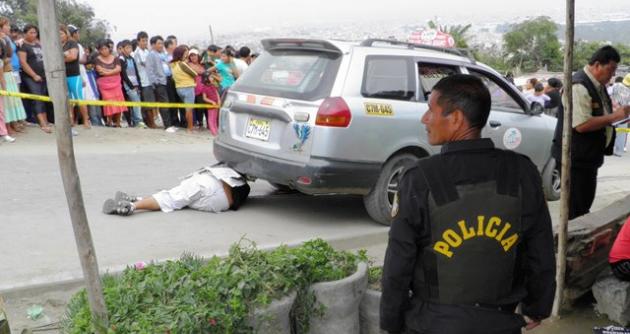  Sicarios asesinan a presunto delincuente en el pueblo joven San Pedro