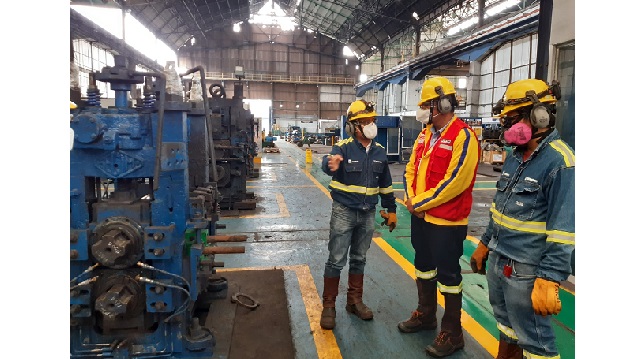 Dirección Regional de Trabajo y Promoción del Empleo verifica planta de Siderperú en Chimbote