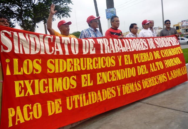 Trabajadores recolectarán firmas para que Siderperú sea revertida al Estado