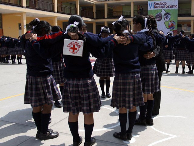 Sólo 15 colegios tendrán personal de Defensa Civil para simulacro