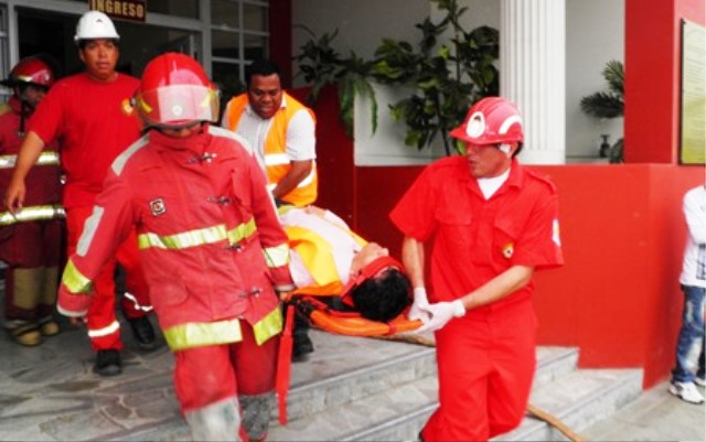 Jueces y servidores judiciales vivieron simulacro de sismo como si fuese real