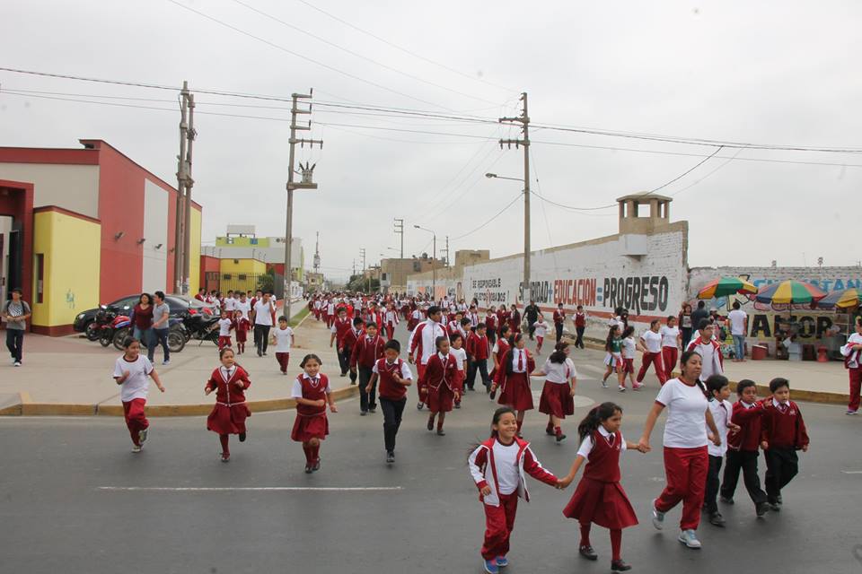 Unas 660 instituciones educativas de la provincia del Santa participaron de simulacro de sismo