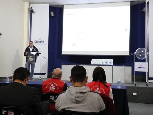 ONPE comprueba funcionalidad del sistema de cómputo electoral 