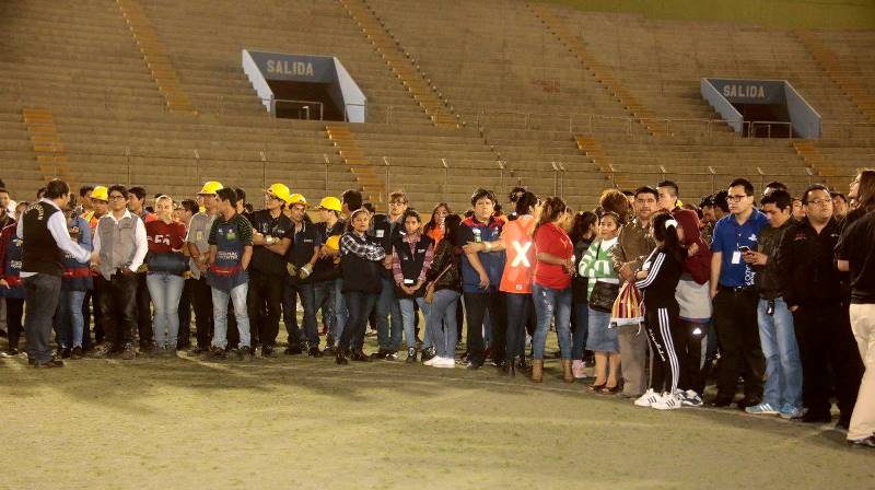 Estadio centenario de Chimbote fue zona de evacuación en simulacro de sismo y tsunami