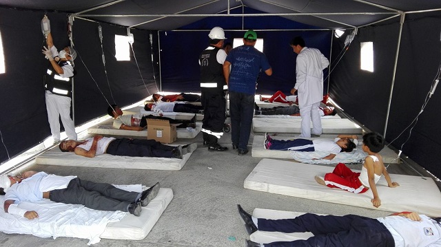 Un muerto y 55 heridos se reportó en Hospital Regional de Nuevo Chimbote en simulacro de sismo