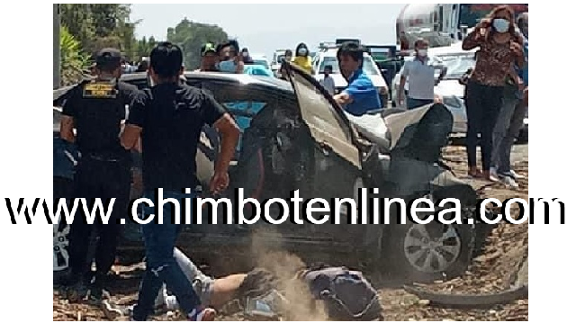 Tragedia: Tres muertos y cuatro heridos en violento choque en la carretera a Nepeña