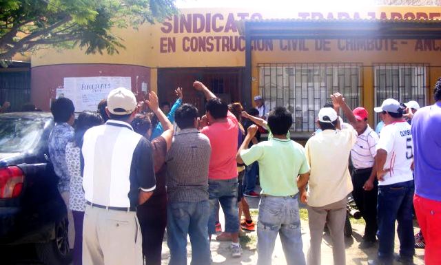 Podrían anularse elecciones del Sindicato de Construcción Civil del Santa