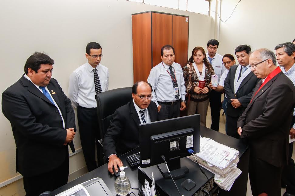 Huarmey: Corte del Santa implementa el Sinoe en el Módulo Básico de Justicia 