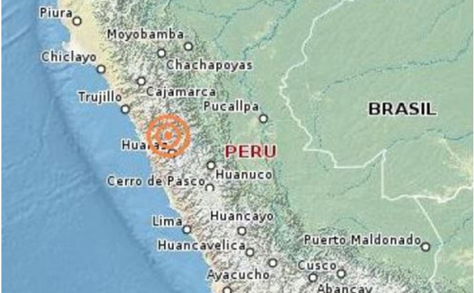 Sismo de 4 grados en Escala de Richter se sintió anoche cerca a Chimbote