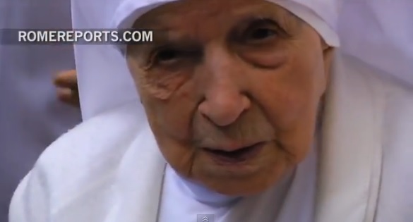 Sor Cándida, la monja más anciana del mundo (Video)