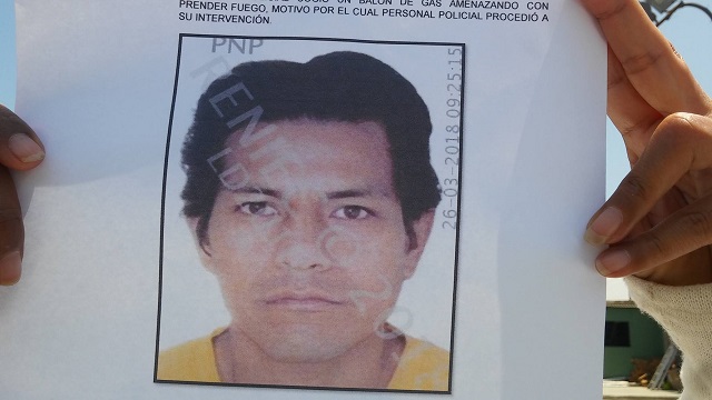 Sujeto golpeó a su expareja y para evitar ser detenido amenazó con prenderle fuego a un balón de gas en Chimbote