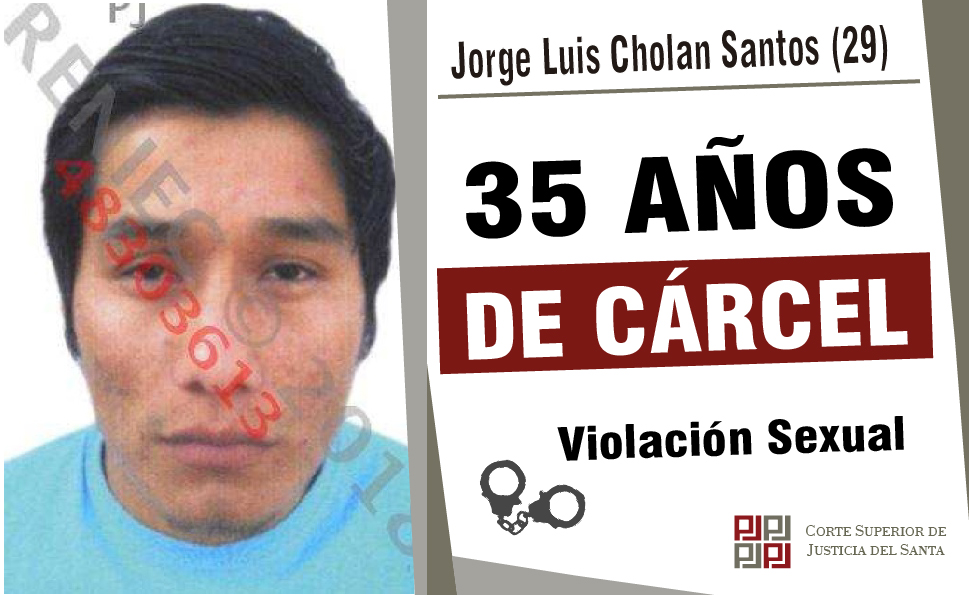 Condenan a 35 años de cárcel a sujeto que ultrajó a niña de 13 años  