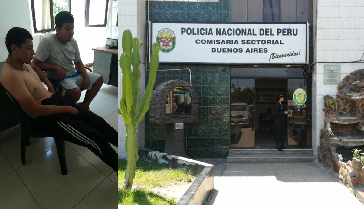 Nuevo Chimbote: en “Los Licenciados” capturan a dos sujetos acusados de robar celular