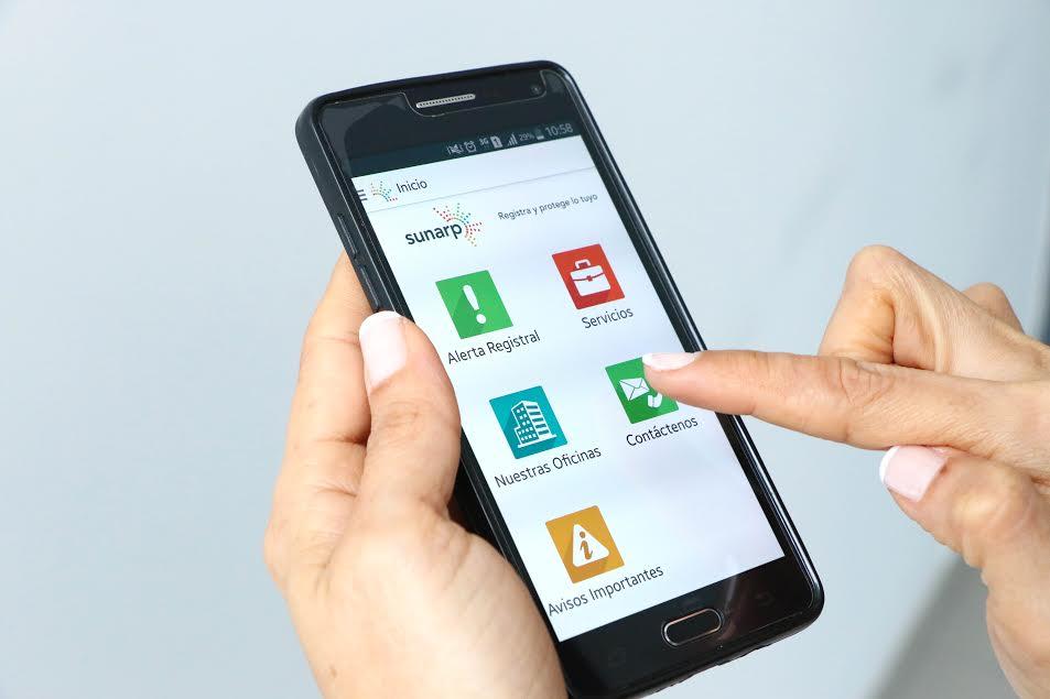 Sunarp brinda servicios todo el día mediante nueva aplicación móvil