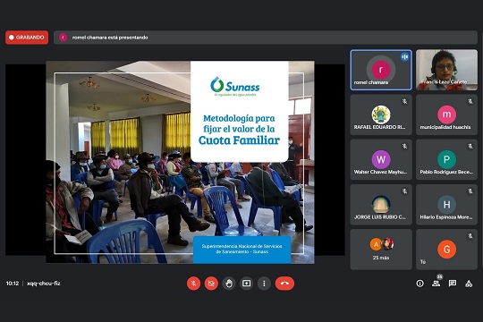 Municipios de 21 distritos de Áncash se capacitaron en metodología para fijar cuota familiar 