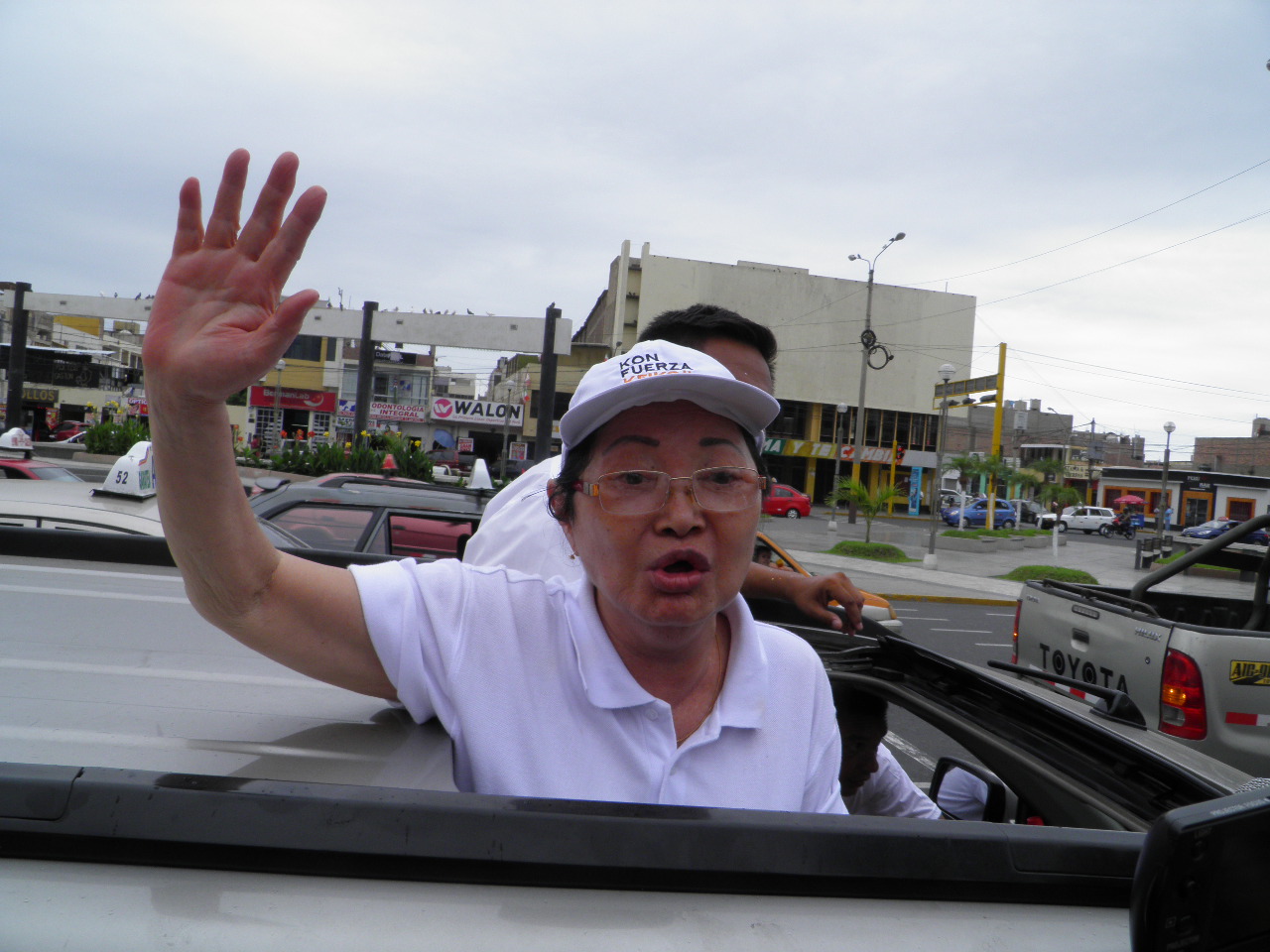 Chimbote: Susana Higuchi reaparece pidiendo que voten por su hija Keiko Fujimori