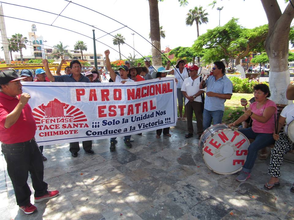 Chimbote: trabajadores de colegios lamentan incremento de incentivos en 100 soles