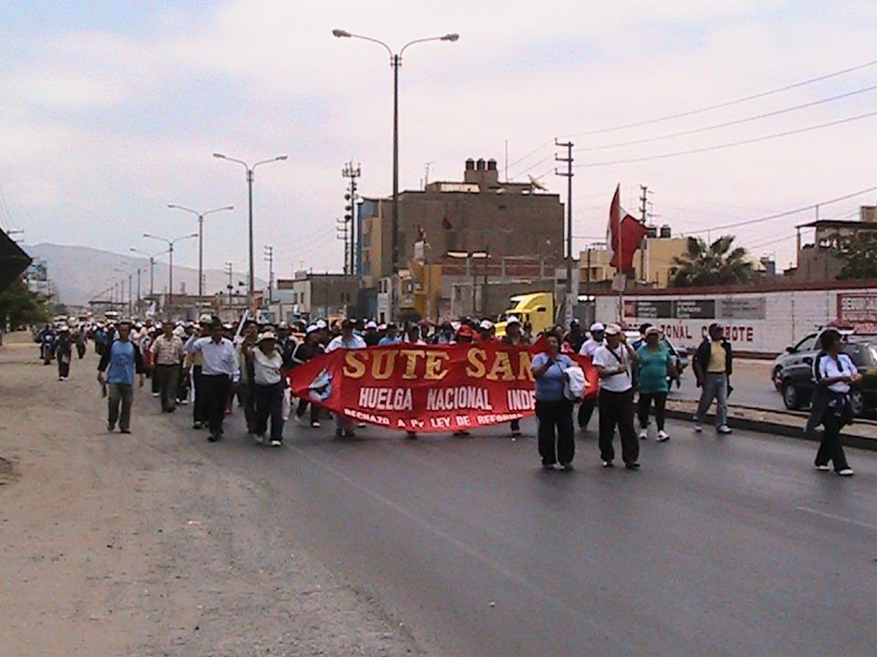 Chimbote: docentes del Santa alistan jornadas de protesta en rechazo a la corrupción 
