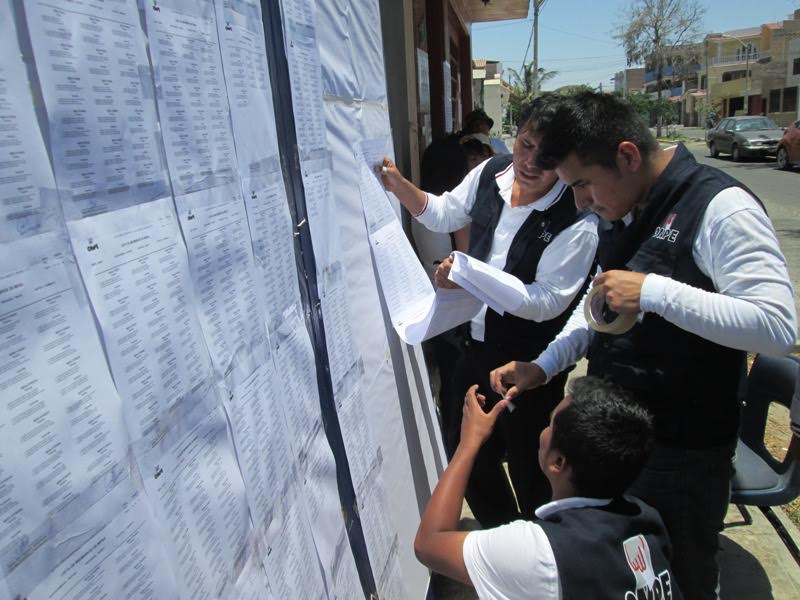 ODPE-Santa recibirá hasta miércoles tachas a miembros de mesa