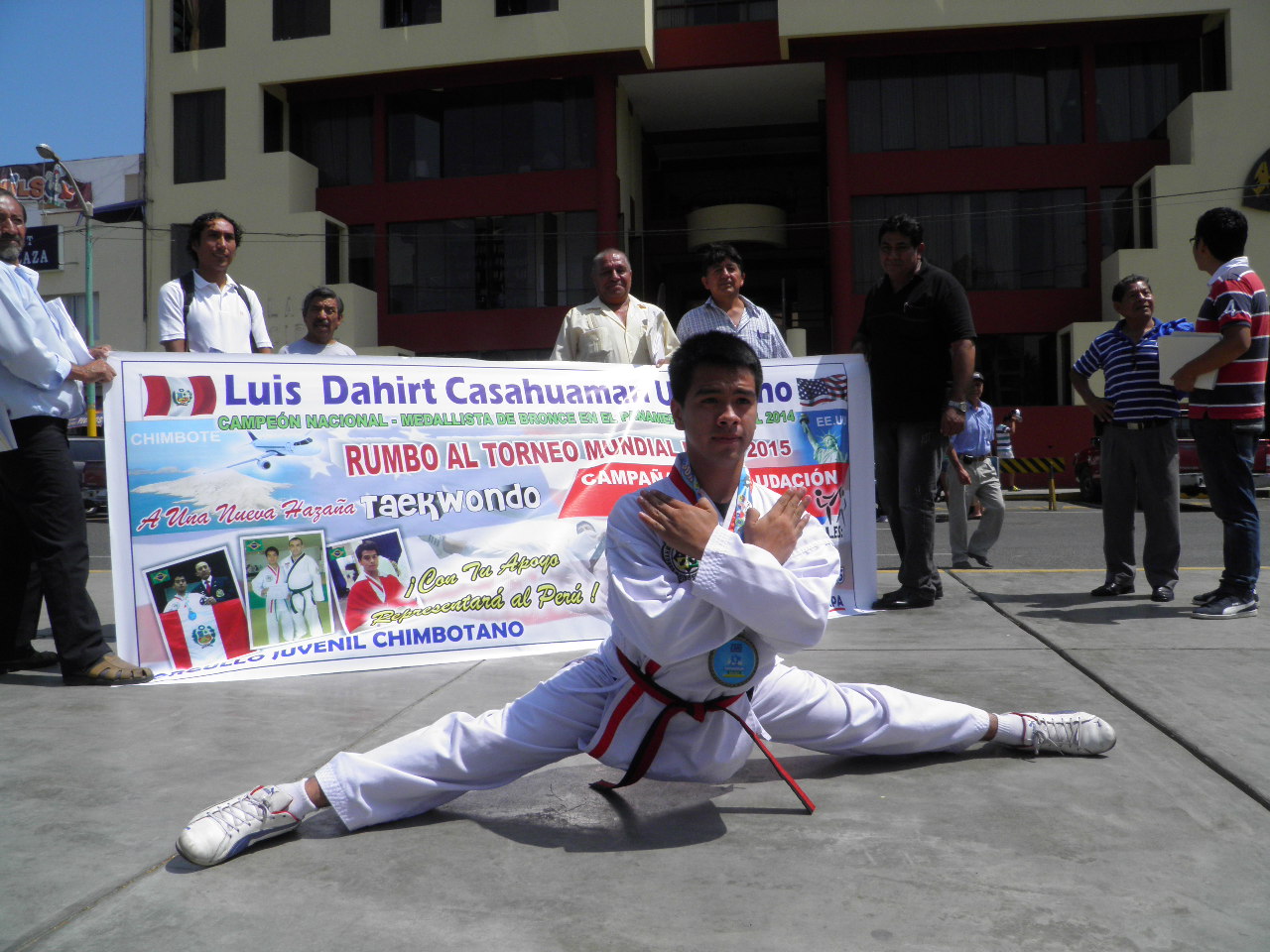 Chimbote: campeón de Taekwondo pide apoyo para participar en torneo mundial 