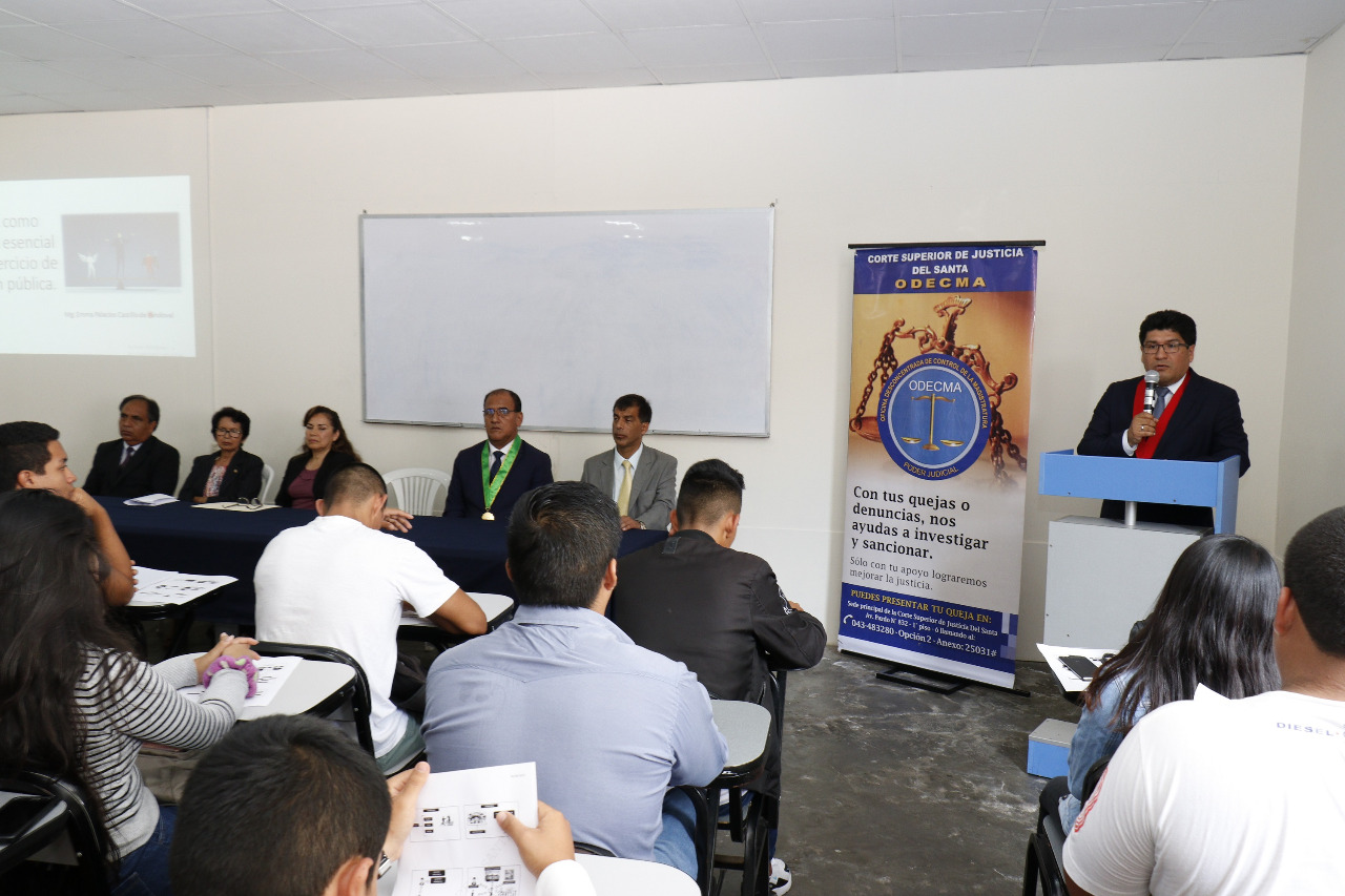 Odecma del Santa realizó taller: “Ética en la función Pública”