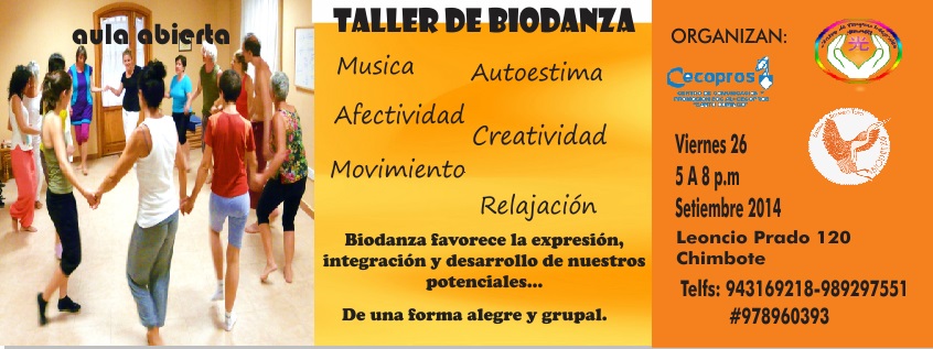 Director de la Escuela de Biodanza de Perú dictará taller en Chimbote