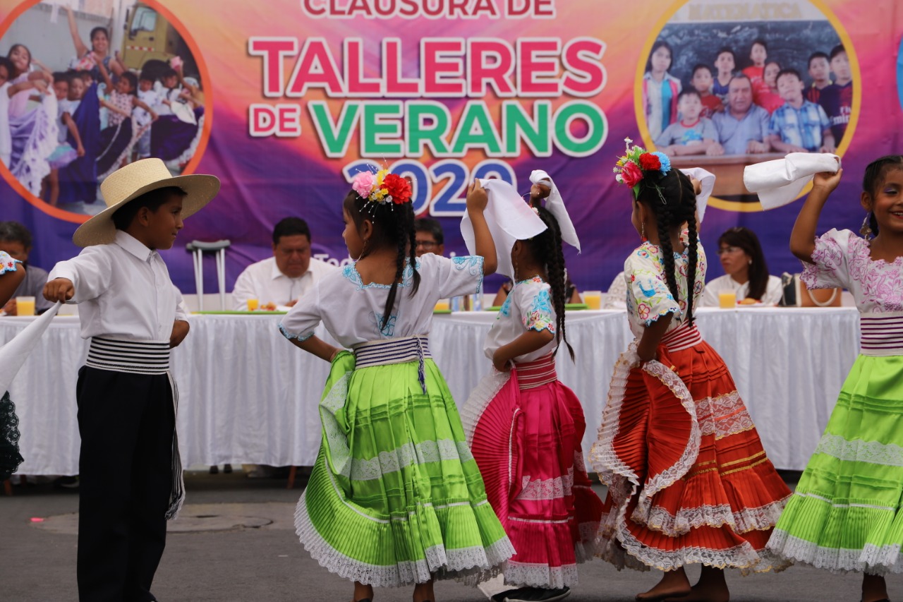  Chimbote: alcalde Briceño clausuró programa de Vacaciones Útiles 2020