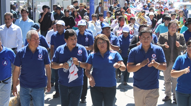 Huaraz: Alianza para el Progreso presentó candidatos regionales y municipales