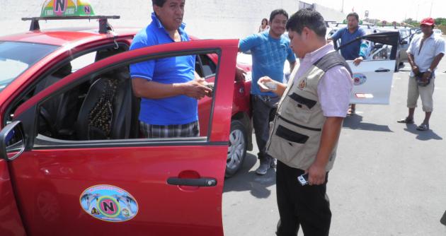 Chimbote: detectan tarjetas de circulación y recibos de pagos falsificados por chóferes 