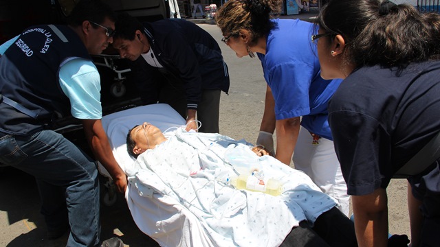 Delincuentes balean a electricista en “San Miguel” y lo dejan al borde de la muerte