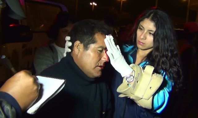 Taxista resulta ebrio en accidente de tránsito que él mismo ocasionó