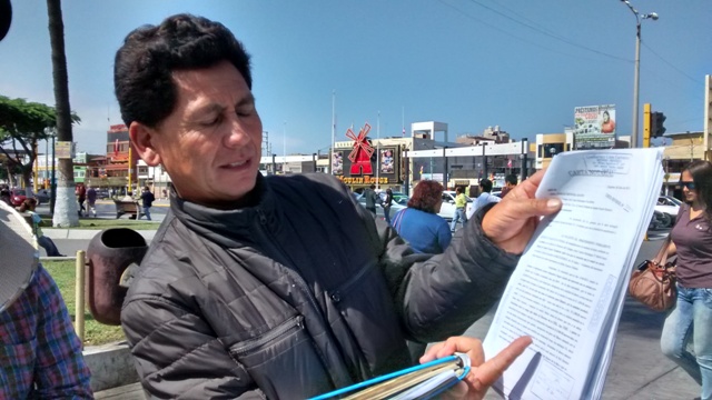 Denuncian a director de colegio de Cambio Puente y a contratista ante la fiscalía anticorrupción