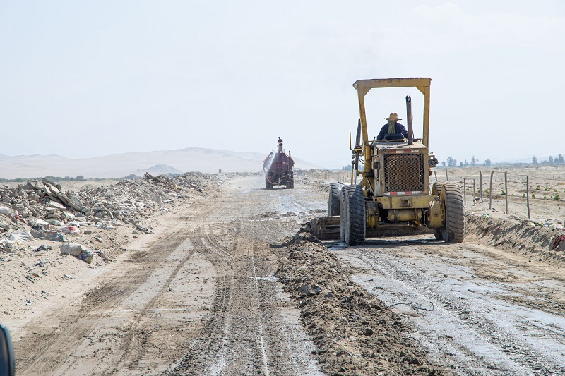 Comuna pide a Chinecas terreno en cesión de uso para construir vía al sector Pampa La Carbonera