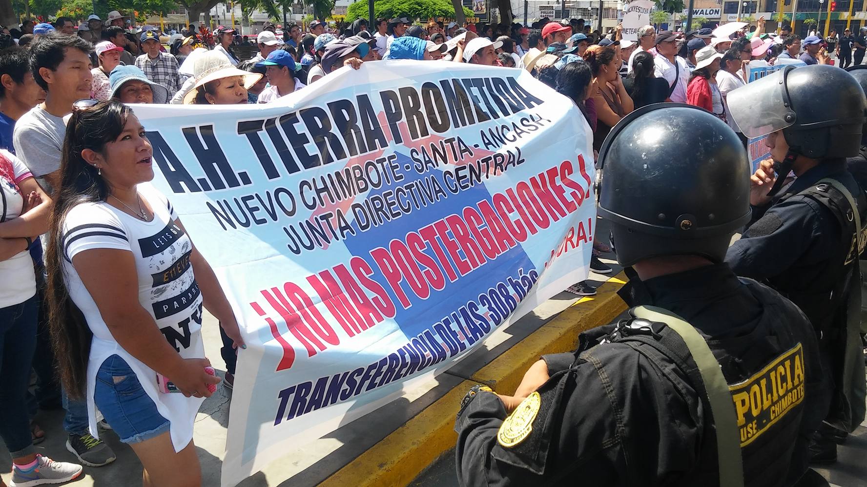 Chimbote: pobladores de ‘Tierra Prometida’ exigen que se agilice trámite de transferencia ante la SBN
