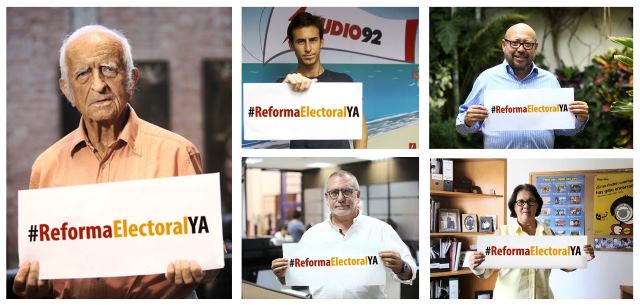 Campaña “Todos por la Reforma Electoral” sigue en marcha