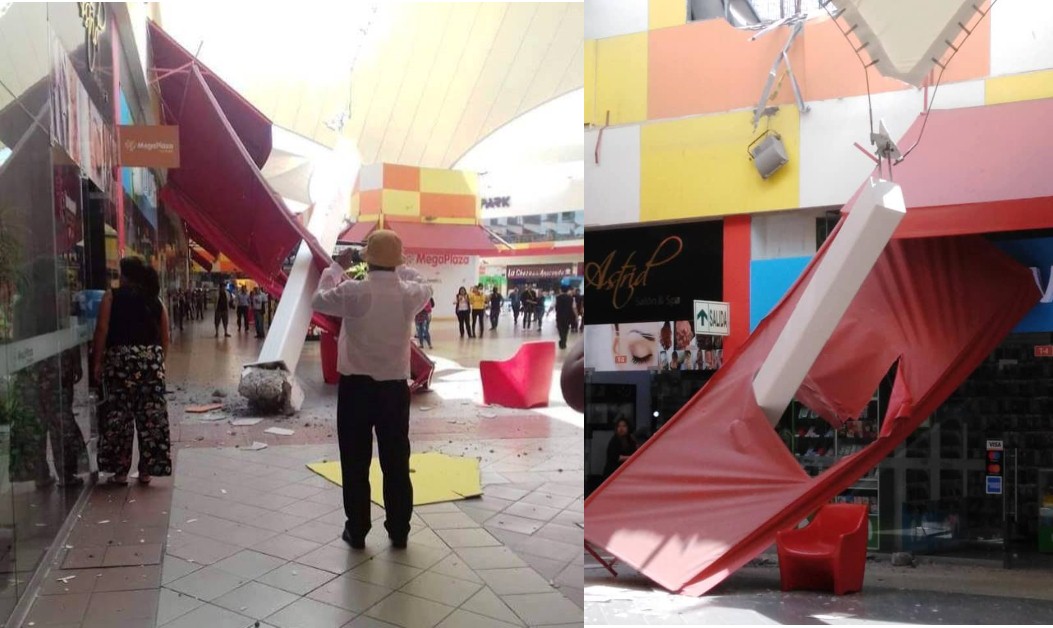 Chimbote: Defensa Civil pide a Mega Plaza un informe técnico sobre el desplome de viga 