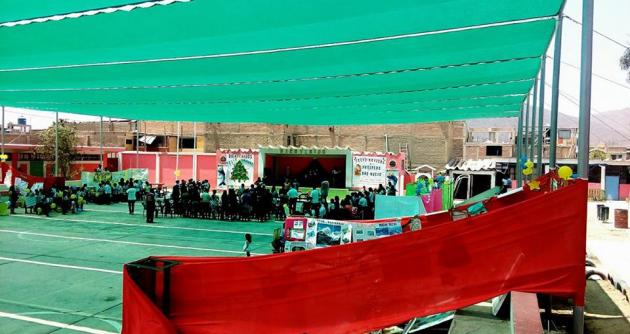 Instalarán toldos en patios de 20 colegios de la provincia del Santa 