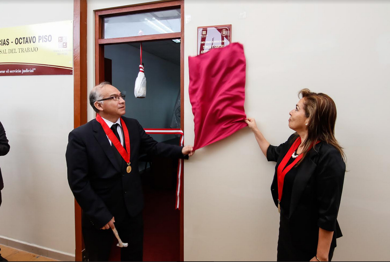 Corte del Santa inaugura tópico y centro antiestrés laboral para trabajadores