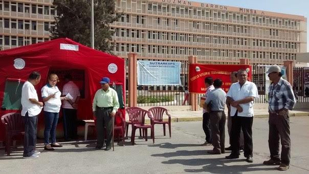  Trabajadora de la Red de Salud Sur fue hospitalizada tras acatar huelga de hambre