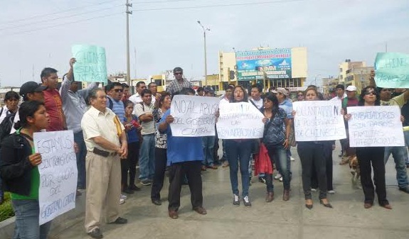   Con protesta trabajadores exigen descongelamiento de cuentas de Chinecas