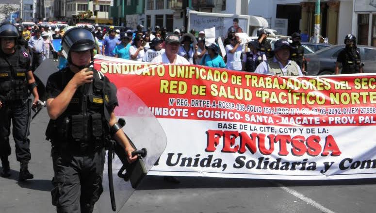 El 90% del personal de puestos de salud acató paro de 24 horas 