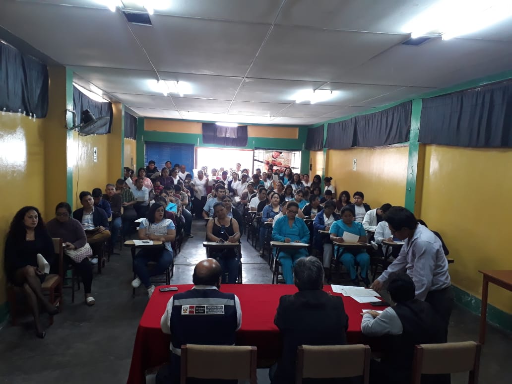 Chimbote: 189 trabajadores por concurso CAS inician labores en Hospital La Caleta