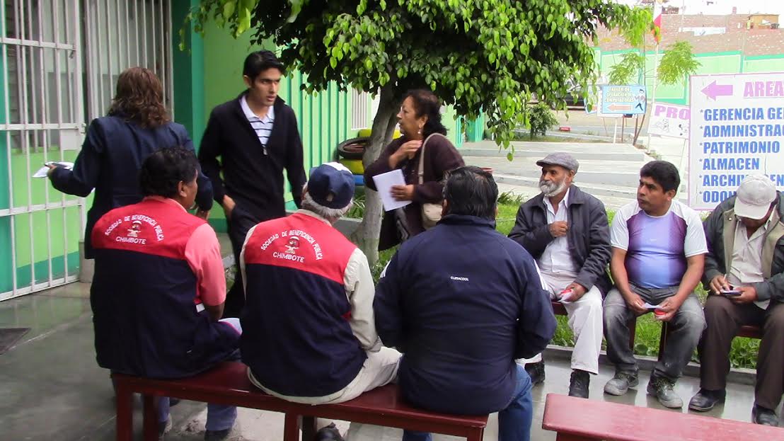 Trabajadores de Beneficencia de Chimbote se sometieron a examen médico