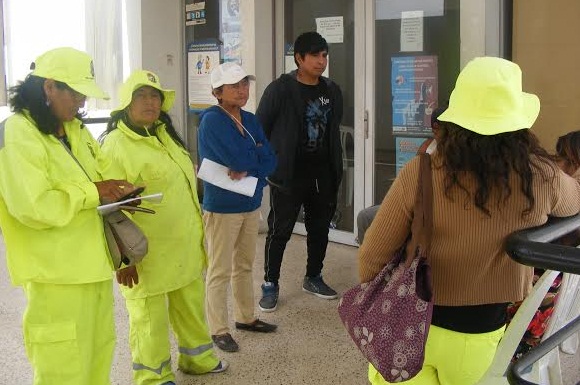 Nuevo Chimbote: Trabajadores de limpieza denuncian que gerente no ha cumplido su compromiso