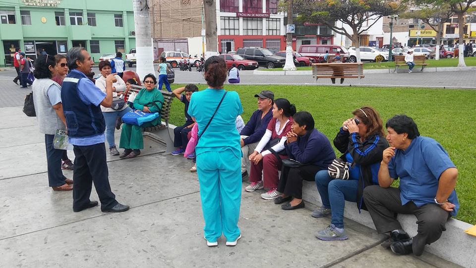 Chimbote: trabajadores de la Red de Salud Norte se suman a huelga y exigen mayor presupuesto 