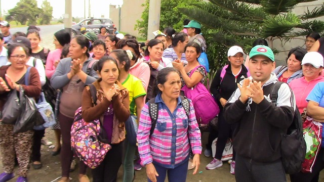 Trabajadores de conservera Dulce Mar protestan porque les pagaron hasta 9 soles de utilidades en Coishco