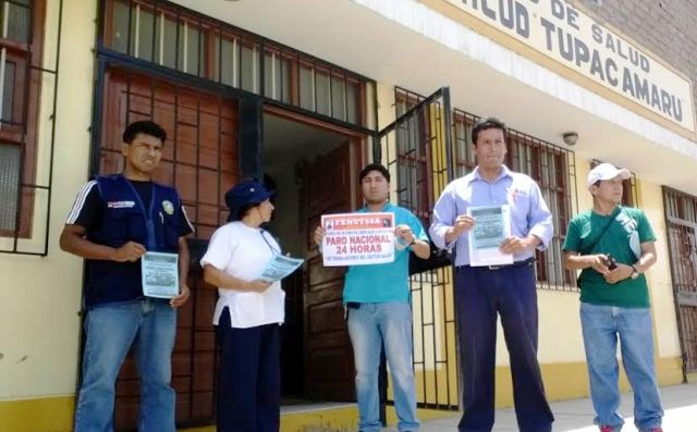 Chimbote: trabajadores del sector salud acatarán paro de 24 horas mañana