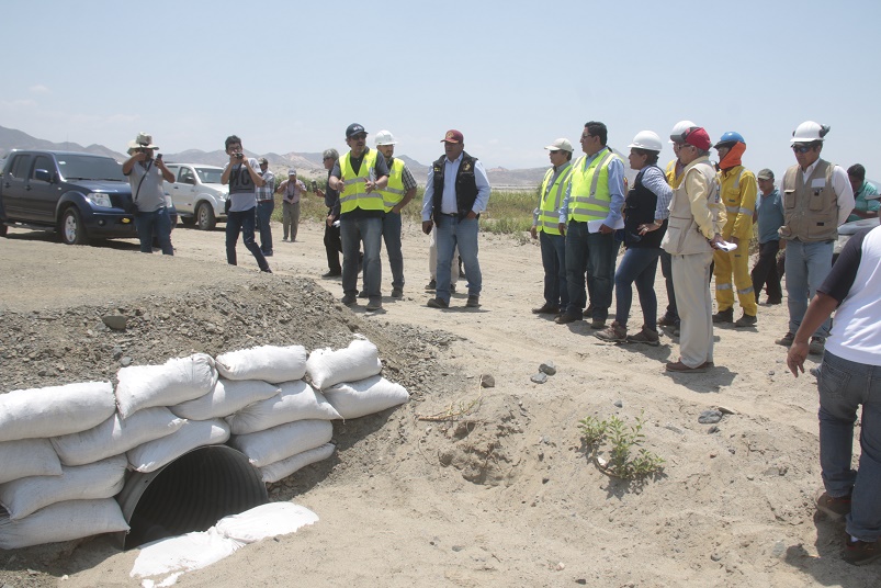 Chimbote: iniciaron trabajos preliminares en la vía de evitamiento