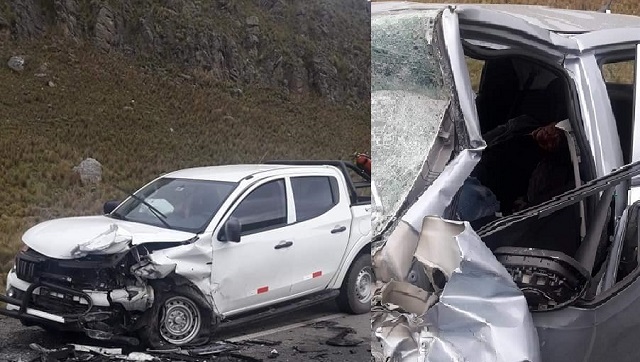 Tragedia en Áncash: choque frontal de vehículos dejó como saldo 1 muerto y 4 heridos en la vía Pativilca-Huaraz